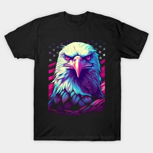 4th of July Holiday Patriotic Merica Eagle, Kaw! T-Shirt